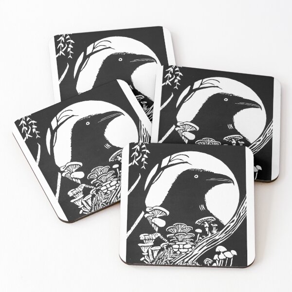 Item preview, Raven And The Moon designed and sold by spiritworksart.