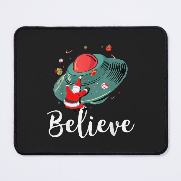 Item preview, Funny Christmas Alien UFO Santa Claus Abduction Xmas Believe designed and sold by JeffreyMCombs.