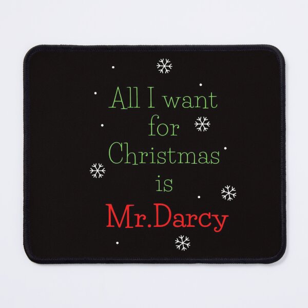 Item preview, All I want for Christmas is Mr. Darcy! Light Text version designed and sold by RTee27.