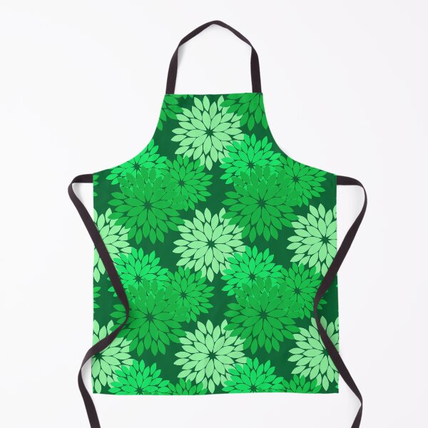 Item preview, Modern Floral Kimono Print, Emerald and Jade Green designed and sold by Marymarice.