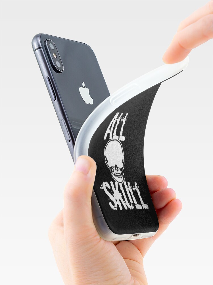 Alternate view of All Skull - The Dark Side iPhone Case & Cover