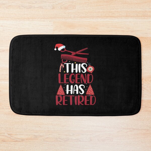 Item preview, This Legend Has Retired With Santa's Hat Funny Christmas Hairstylist designed and sold by patroart.