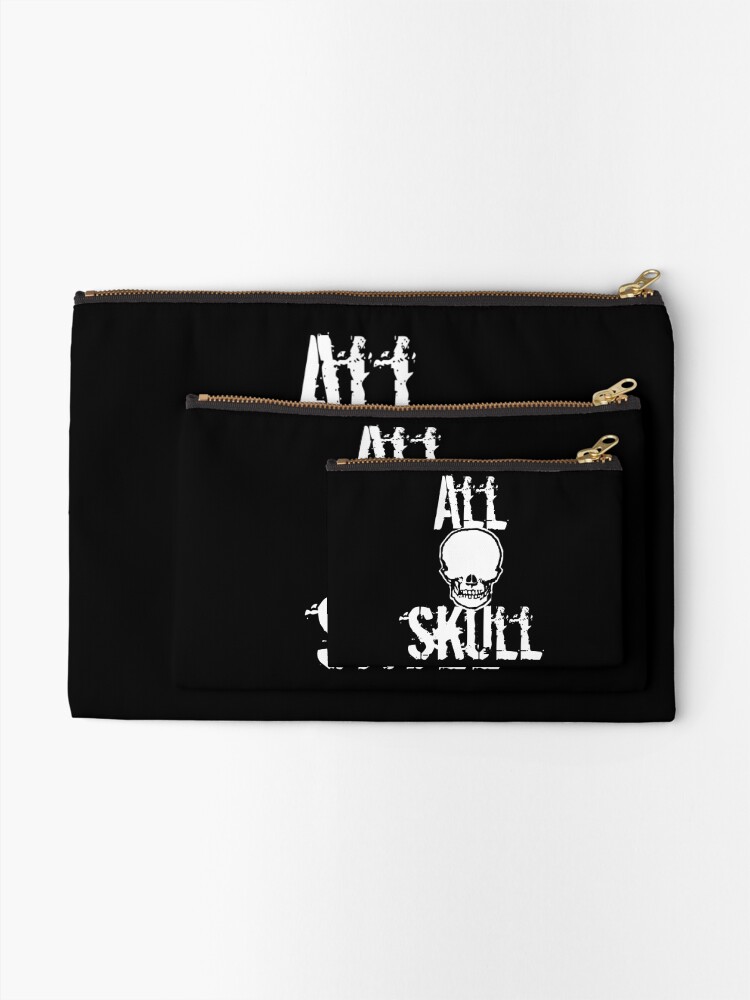 Alternate view of All Skull - The Dark Side Zipper Pouch