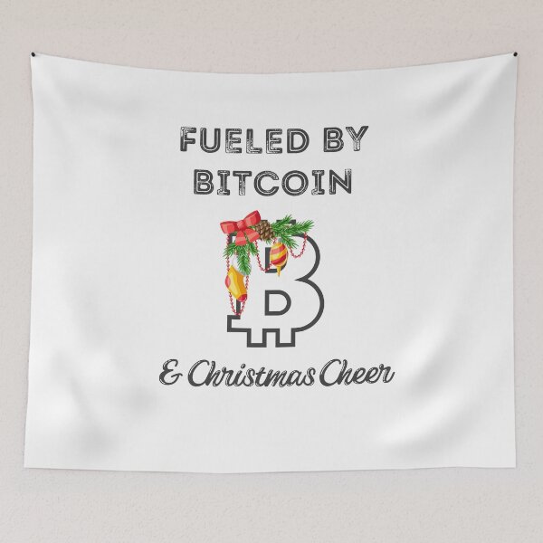 Item preview, Fueled By Bitcoin And Christmas Cheer designed and sold by Vivoh12.