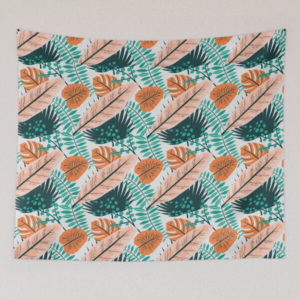 Item preview, Nature, abstract pattern, Palm leaves, contemporary art, seamless designed and sold by KraftsbyDesign.