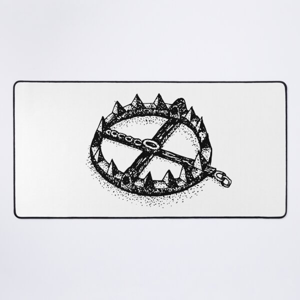 Item preview, Dotwork Bear Trap designed and sold by Anna_leni.