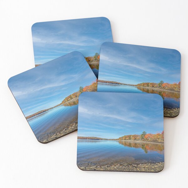 Item preview, Lake Wallenpaupack in Poconos PA on a bright fall day  designed and sold by Rabbitti.