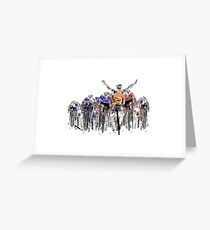 Tour de France Greeting Card