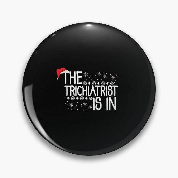 Item preview, The Trichiatrist Is In With Santa's Hat Funny Christmas Hairstylist designed and sold by patroart.