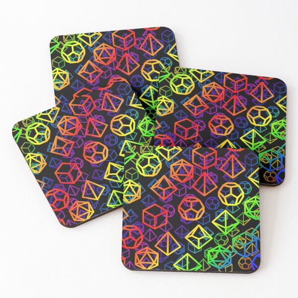 Item preview, D20 Dice: Rainbow designed and sold by TripleMoonCrafts.