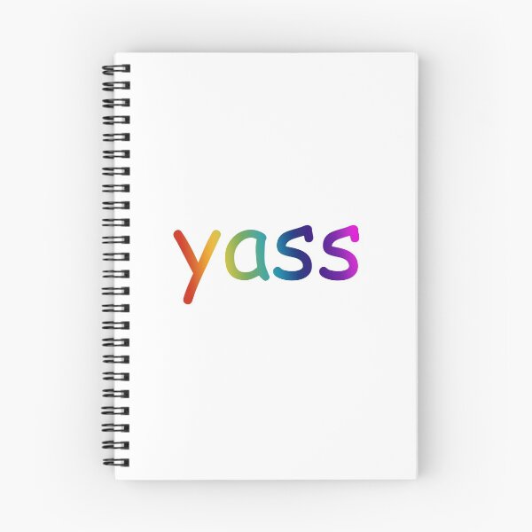 Item preview, yass - comic sans (rainbow) designed and sold by kyri-and-yv.