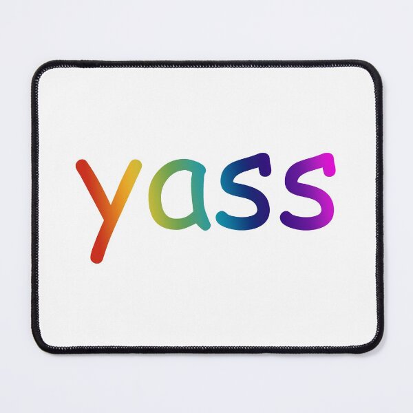 Item preview, yass - comic sans (rainbow) designed and sold by kyri-and-yv.