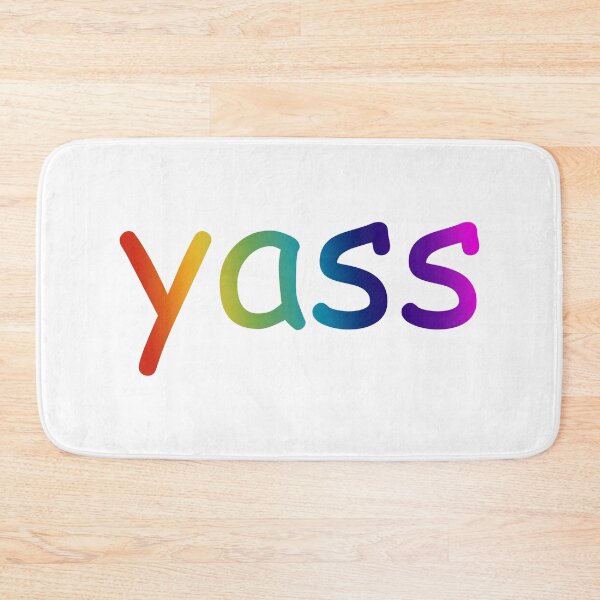 Item preview, yass - comic sans (rainbow) designed and sold by kyri-and-yv.