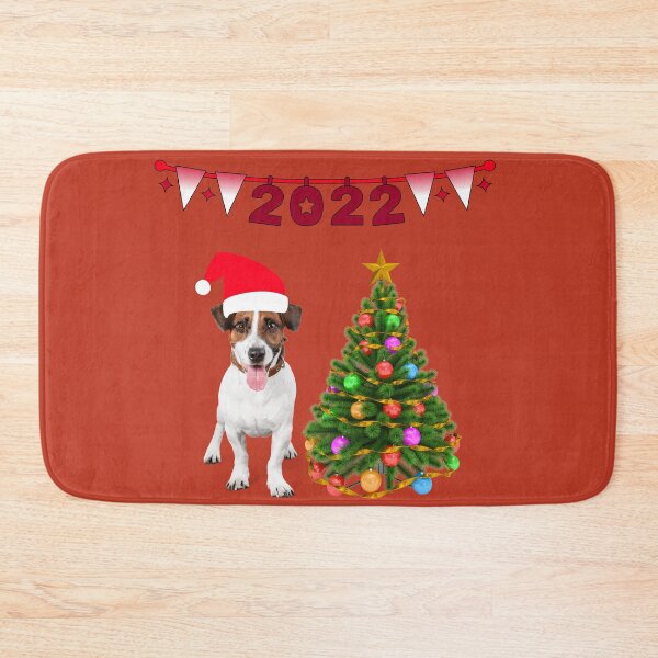 Item preview, 2022 Dog and Decorated Tree designed and sold by trendingatees.