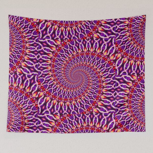 Item preview, POWER SPIRAL magic flames red violet designed and sold by EDDArt.