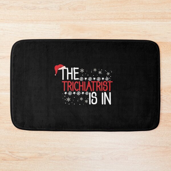Item preview, The Trichiatrist Is In With Santa's Hat Funny Christmas Hairstylist designed and sold by patroart.