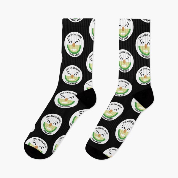 Item preview, I'm a social vegan. I avoid meet! designed and sold by Proudcastle.