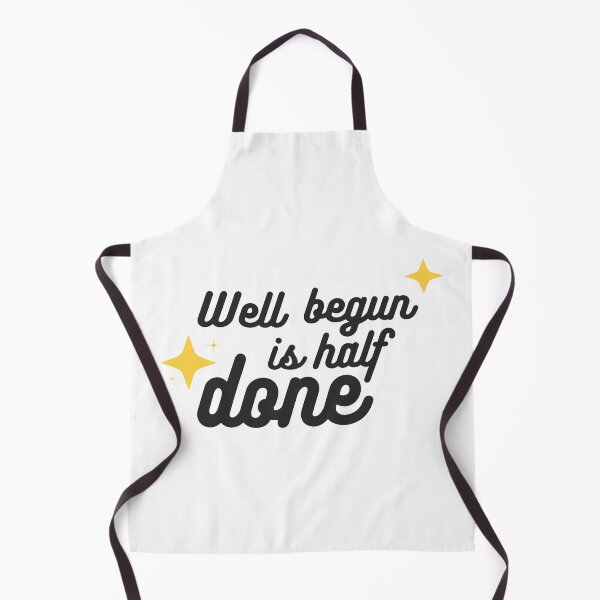 Item preview, Well Begun está a medio terminar el texto escrito en la camiseta designed and sold by happyrays.
