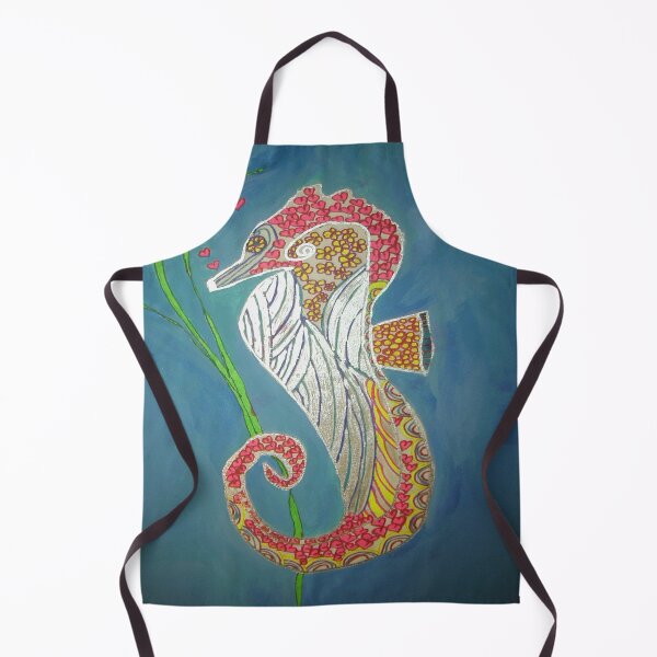 Item preview, Seahorse Zentangle Original Painting designed and sold by Missy69.