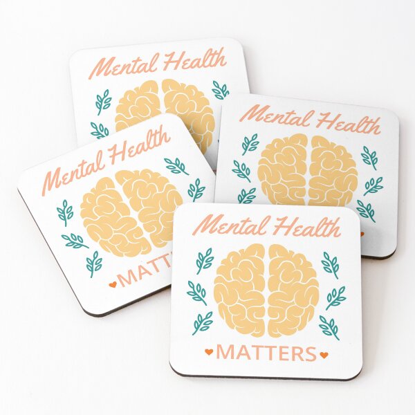 Item preview, Mental Health Matters - Motivational Quote designed and sold by Psych-odyssey.