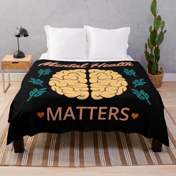 Item preview, Mental Health Matters - Motivational Quote designed and sold by Psych-odyssey.