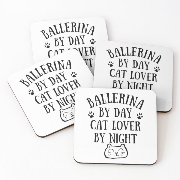 Item preview, Ballerina by day. Cat lover by night designed and sold by TheGreenGoat.