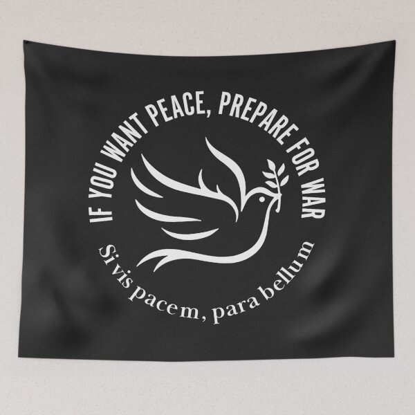 Item preview, If you want peace, prepare for war - Si vis pacem, para bellum designed and sold by Click-Tees.