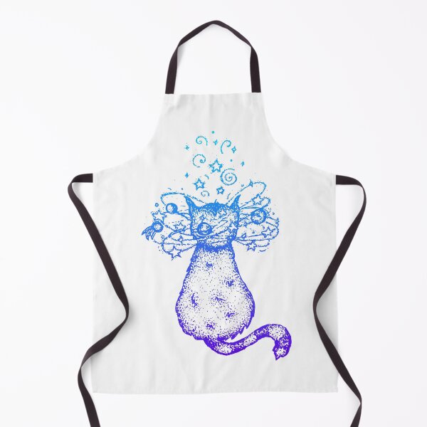 Artikelvorschau, Dotwork Dizzy Cat Farbverlauf entworfen und verkauft von Anna_leni.