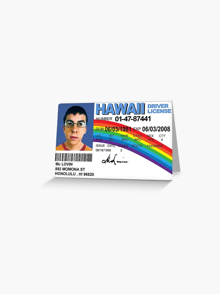 Mclovin Fake Id Amazon