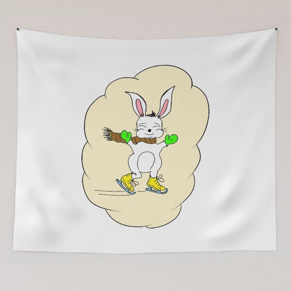 Item preview, Bunny on skates  designed and sold by Viorel  Moraru.