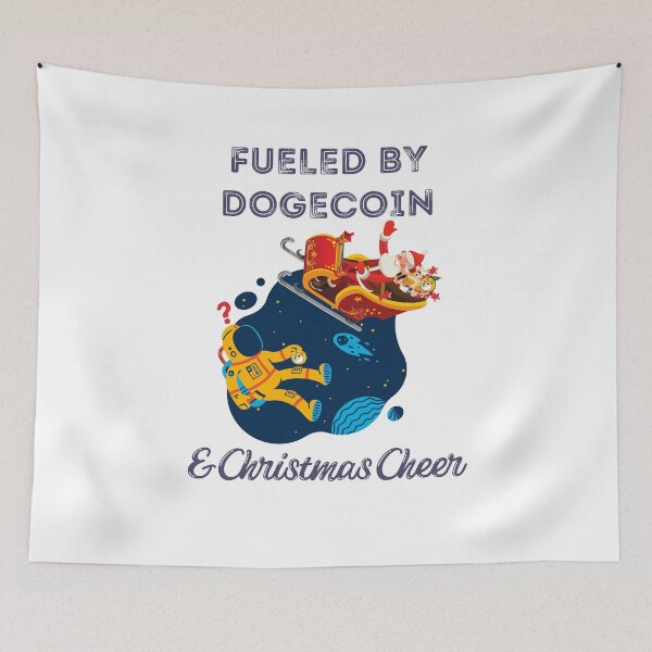 Item preview, Fueled By Dogecoin And Christmas Cheer designed and sold by Vivoh12.