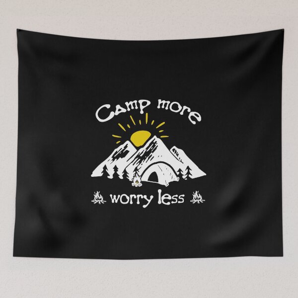 Item preview, Camp More Worry Less designed and sold by yubamann.