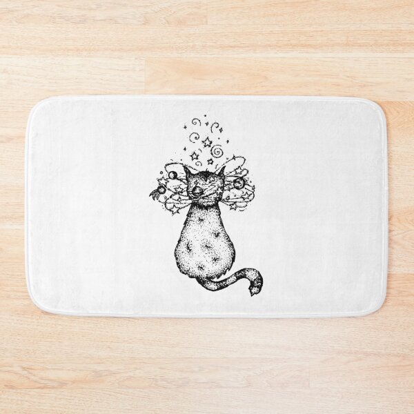 Artikelvorschau, Dotwork schwindlige Katze entworfen und verkauft von Anna_leni.