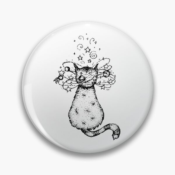 Artikelvorschau, Dotwork schwindlige Katze entworfen und verkauft von Anna_leni.