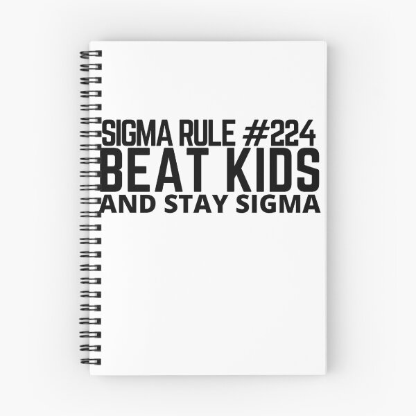 Item preview, sigma rule 224 meme- beat kids and stay sigma-trending meme-funny kid tshirt. designed and sold by Rajpramanik.