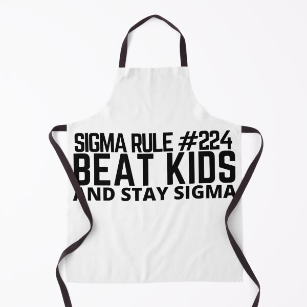 Item preview, sigma rule 224 meme- beat kids and stay sigma-trending meme-funny kid tshirt. designed and sold by Rajpramanik.