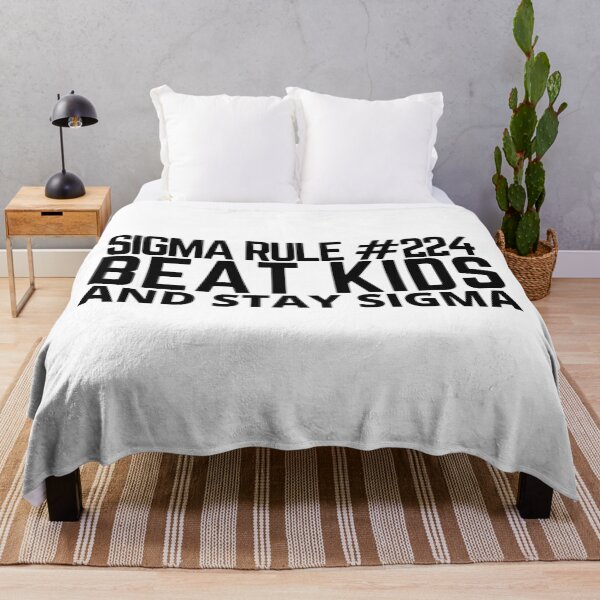 Item preview, sigma rule 224 meme- beat kids and stay sigma-trending meme-funny kid tshirt. designed and sold by Rajpramanik.