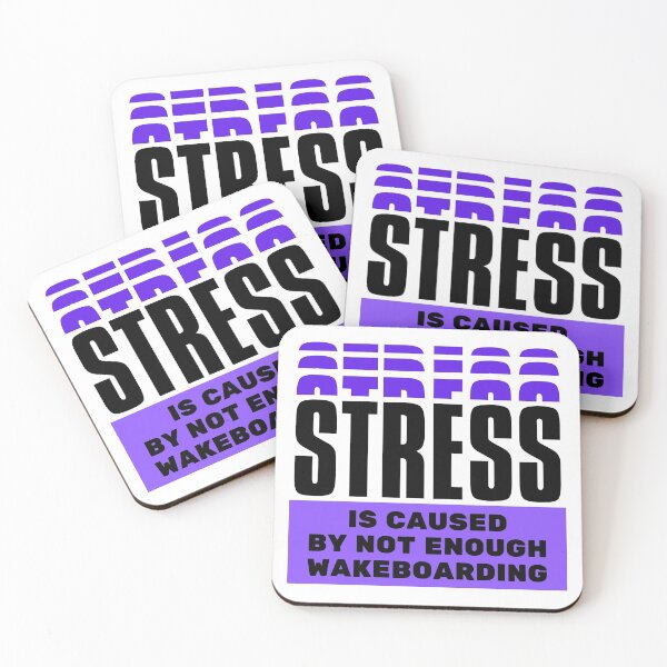 Item preview, Stress is caused by not enough wakeboarding designed and sold by TheGreenGoat.