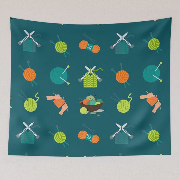 Item preview, Knitting sticker pack: I love Knitting supplies designed and sold by KlaraMacinka.