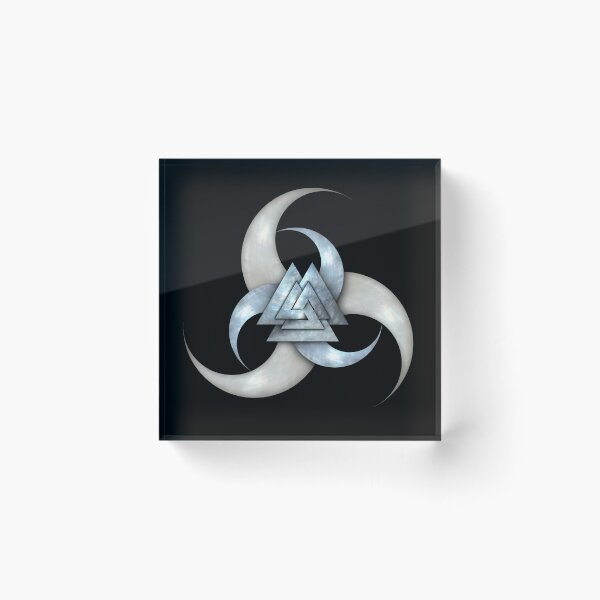 Item preview, Norse Valknut and Triple Horns designed and sold by Naumaddic Arts.