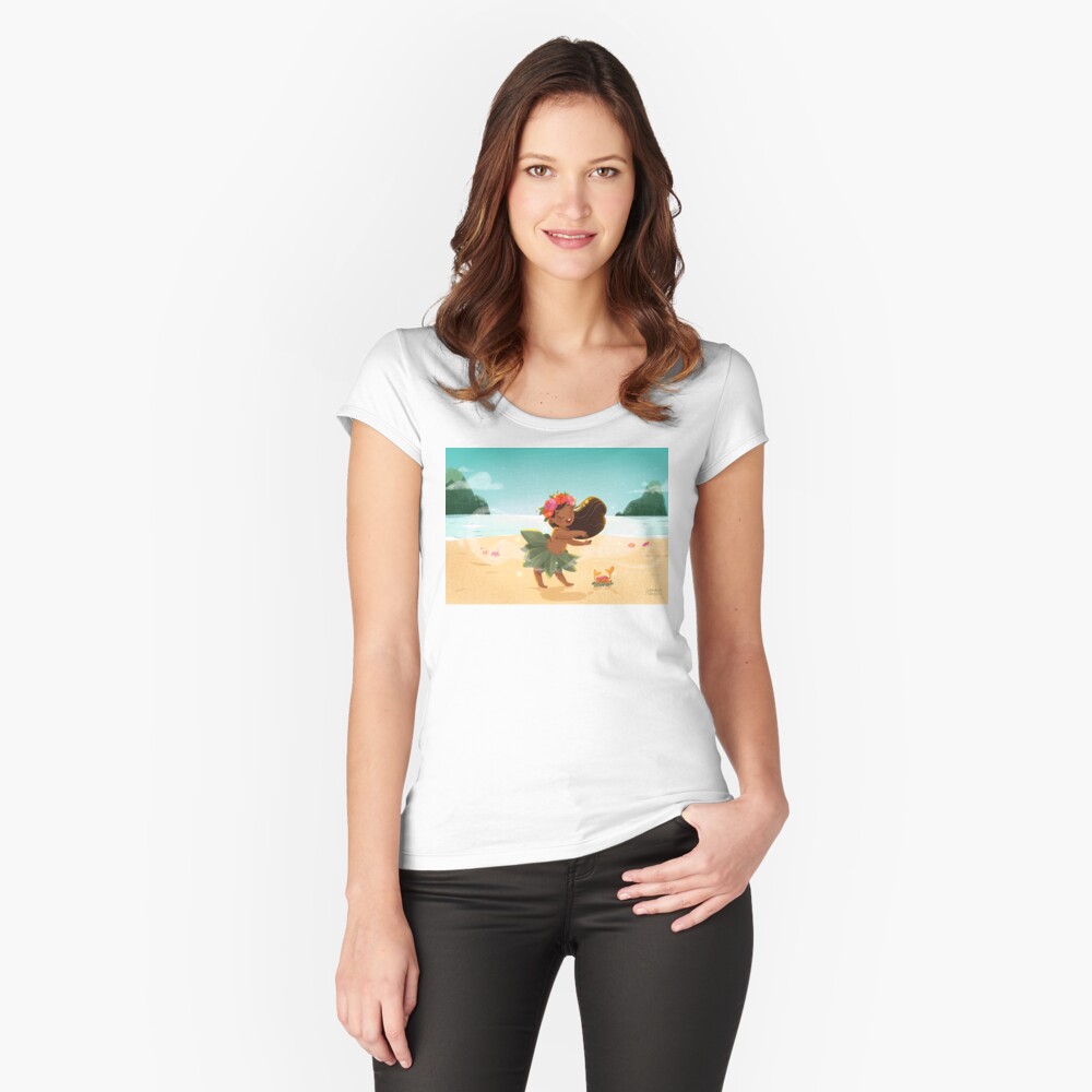 Item preview, Fitted Scoop T-Shirt designed and sold by Sandramartins.
