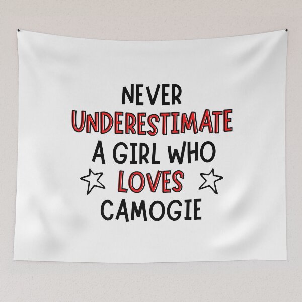 Item preview, Never underestimate a girl who loves camogie designed and sold by TheGreenGoat.