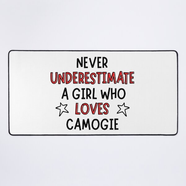 Item preview, Never underestimate a girl who loves camogie designed and sold by TheGreenGoat.