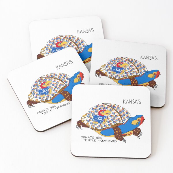 Item preview, Kansas - Ornate Box Turtle - Kansas University - state symbols designed and sold by Colleen Macomber.