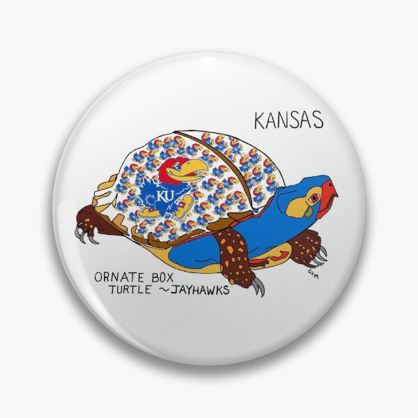 Item preview, Kansas - Ornate Box Turtle - Kansas University - state symbols designed and sold by Colleen Macomber.