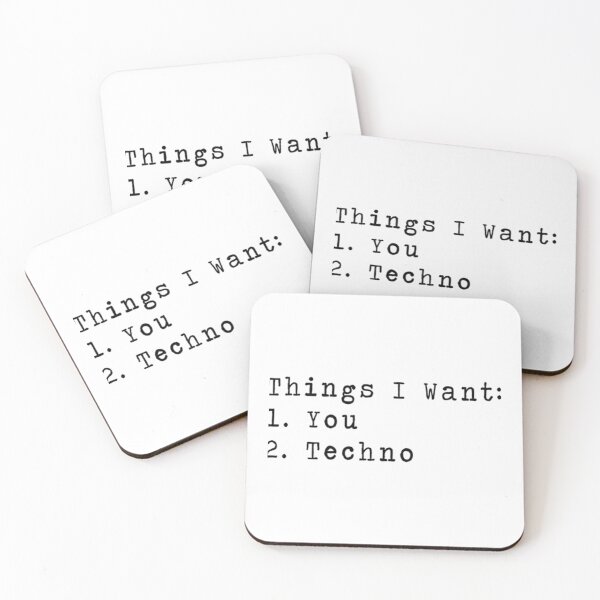 Item preview, Things I want You _amp_amp_ Techno - Music    designed and sold by Shirtquarter113.