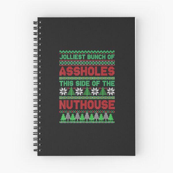 Item preview, Jolliest Bunch Of Assholes This Side Nuthouse Ugly Christmas designed and sold by JeffreyMCombs.