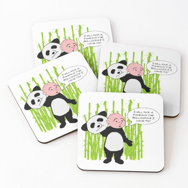 Item preview, I will kick a Panda in the Bollocks - Karl Pilkington designed and sold by ApparelLogo.