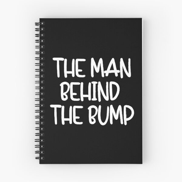 Item preview, The Man Behind the Bump (White) designed and sold by amourdesigns.