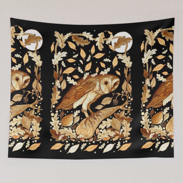 Item preview, Medieval Barn Owl designed and sold by nocturne-design.